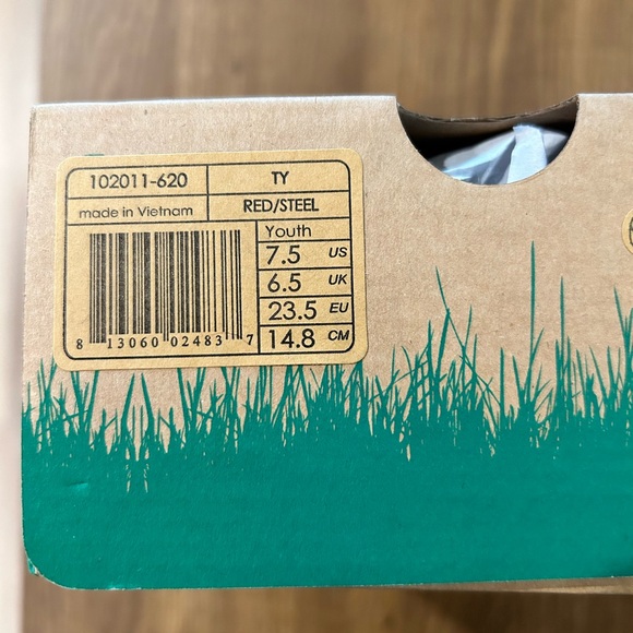 Plae Ty Red Steel Toddler size 7.5 NIB - Picture 6 of 7